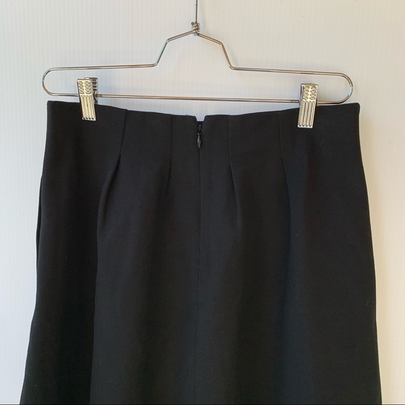 Madewell Bistro Pleated Black Mini Skirt B5459 - Picture 12 of 15